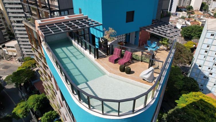 Rooftop com piscina