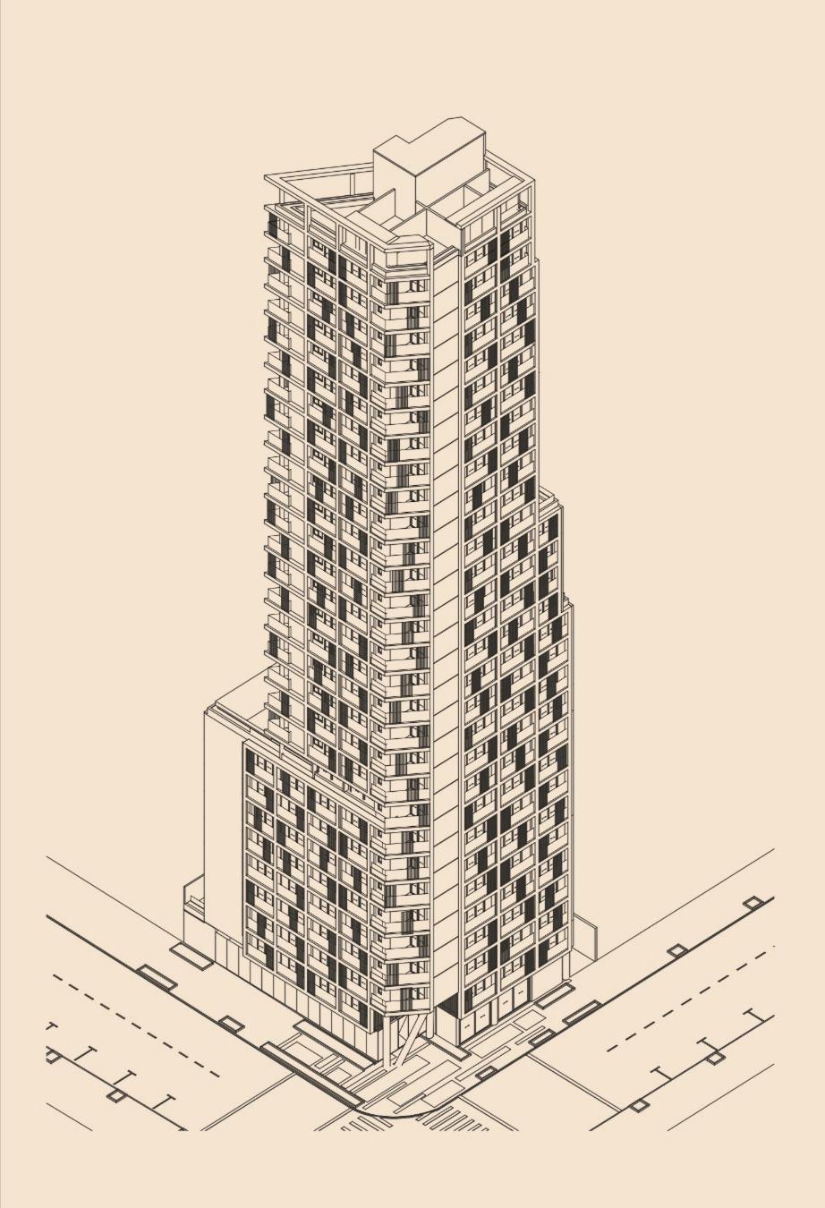 Estudo volumétrico da torre do Haddock Lobo 83